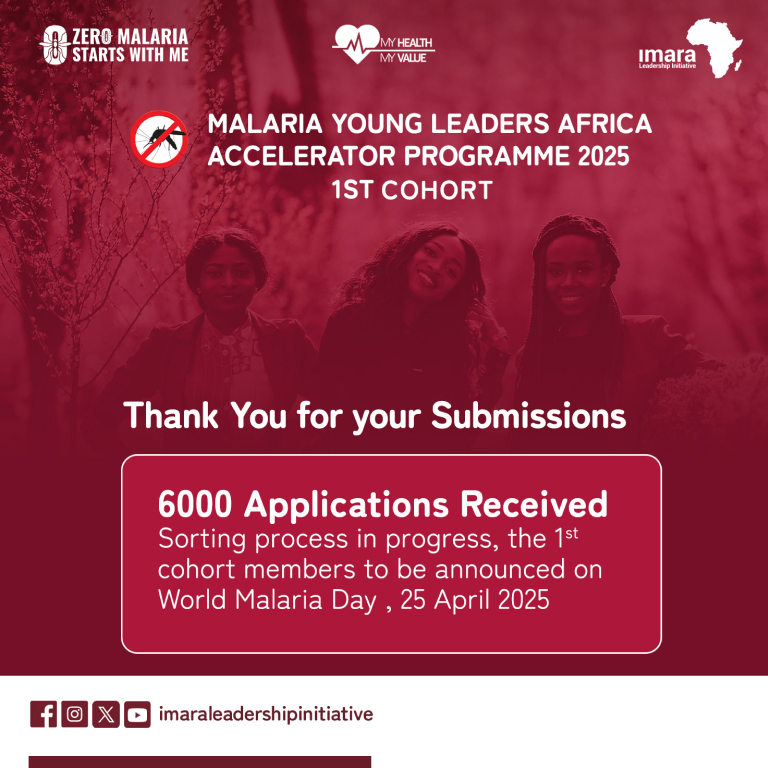 100 Young Health Leaders from Africa and the diaspora selected to join the 1st Cohort of Malaria Young Leaders Africa Accelerator Programme 2025