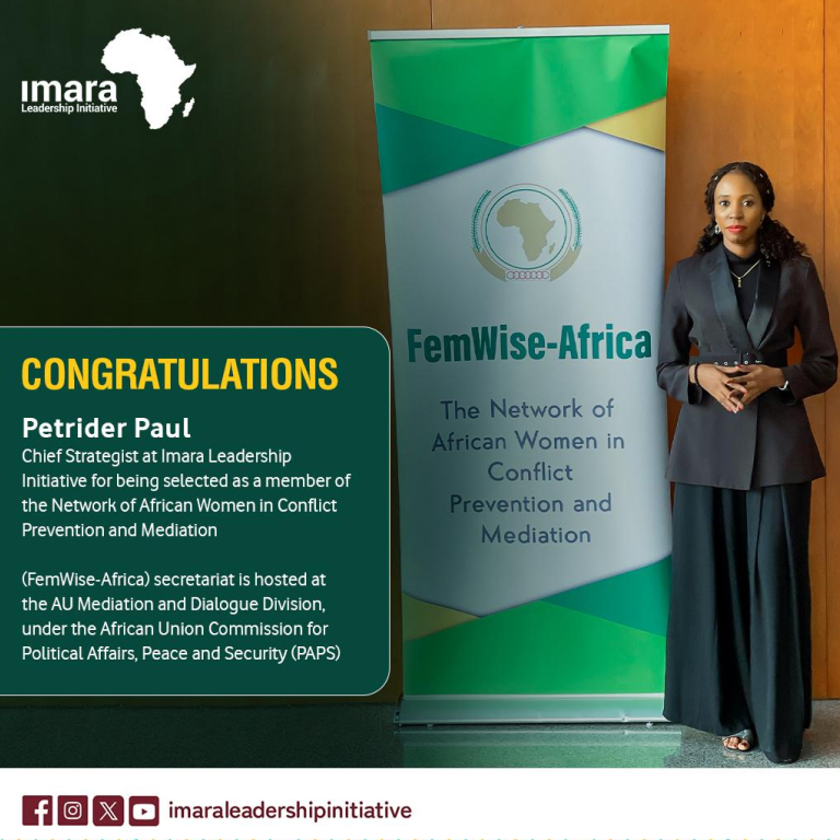 Imara Leadership Initiative Tanzania Board of Directors Congratulates Ms. Petrider Paul on her Appointment to the African Union FemWise-Africa Network