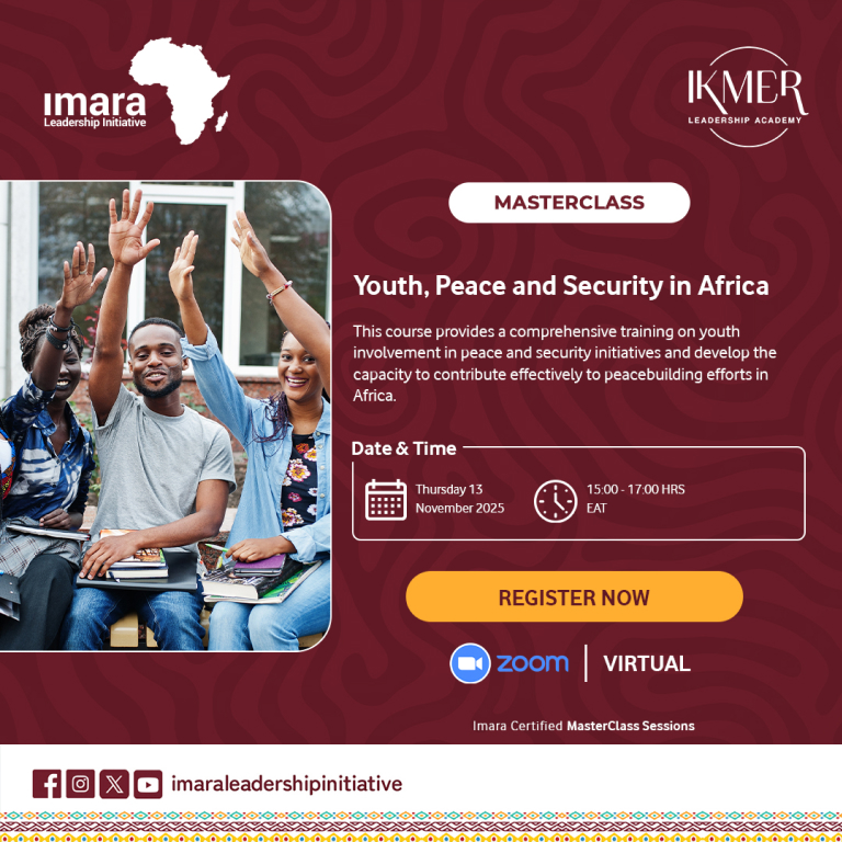 Masterclass: Youth, Peace and Security in Africa